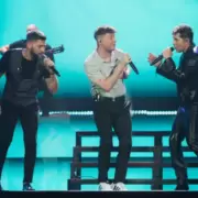 La K'onga, David Bisbal y Emanero cantaron por primera vez en vivo "Fama de Diabla"