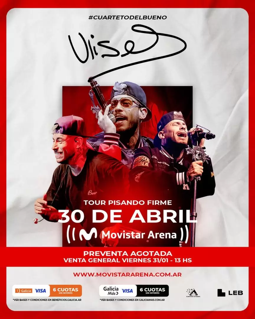 Ulises en el Movistar Arena