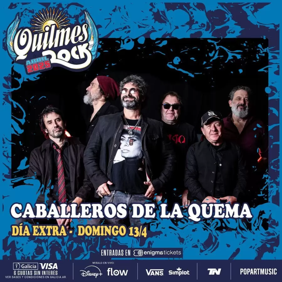 Caballeros de la quema en el Quilmes