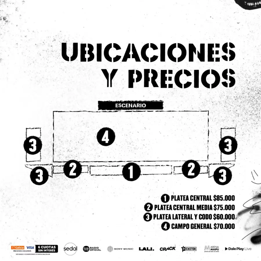 Precios entradas para Lali en Mendoza