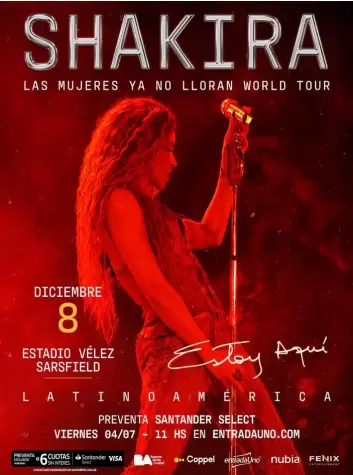 shakira diciembre