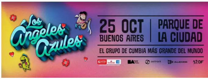 Los Ángeles Azules en Argentina