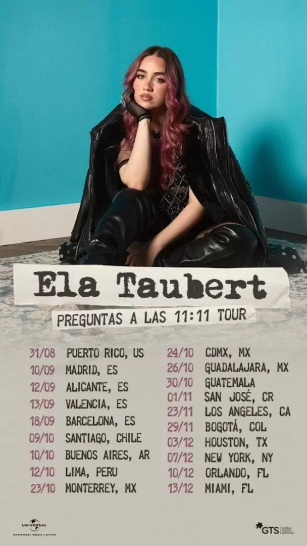 ela taubert tour