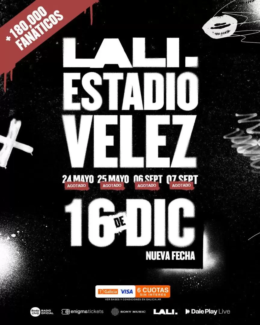 Lali nueva fecha
