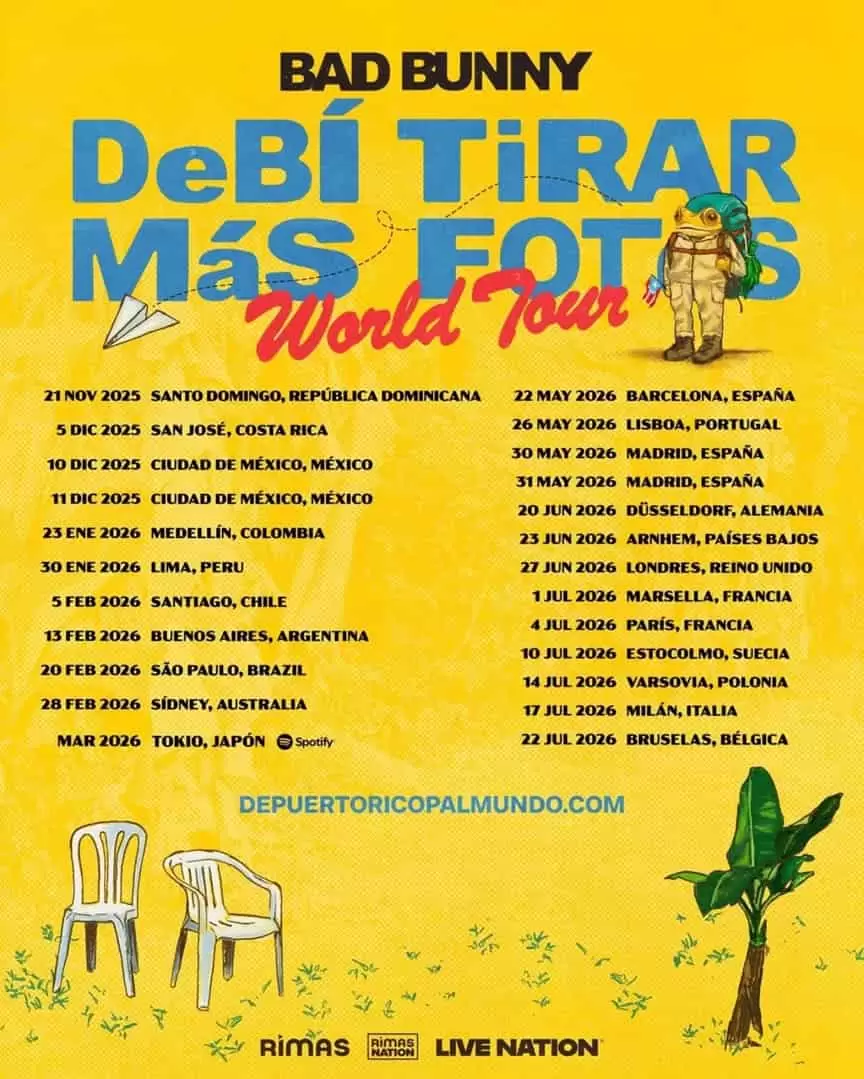 Bad Bunny gira mundial