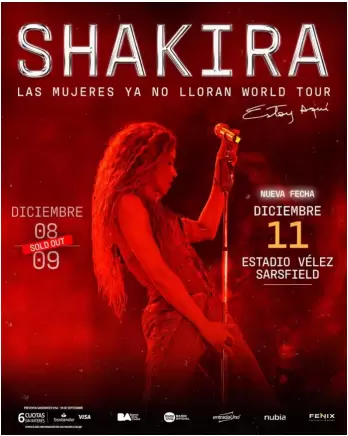 Shakira 11 de diciembre