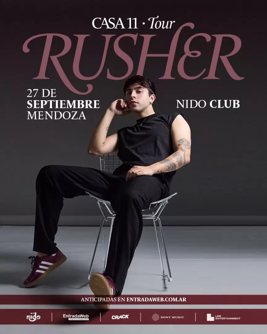 Rusher presentará su disco 'Casa 11' en Nido Club