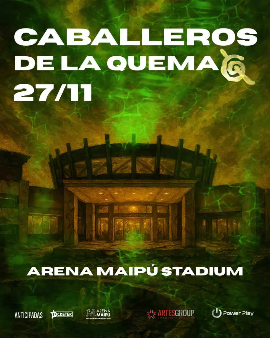 los caballeros de la quema reprogramaron su show en mendoza