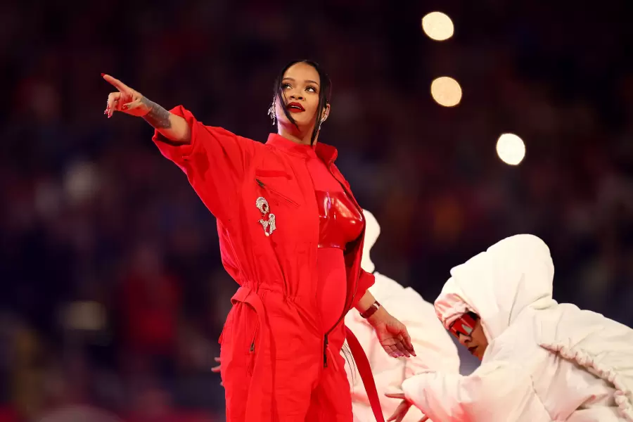 Rihanna dejó a todos con la boca abierta en la presentación de medio tiempo del Super Bowl LVII