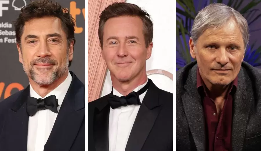 Javier Bardem, Edward Norton y Viggo Mortensen será los compañeros de lujo de Bad Bunny
