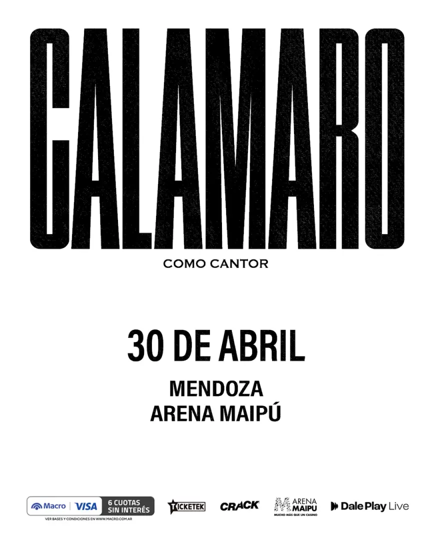 Andrés Calamaro en Mendoza